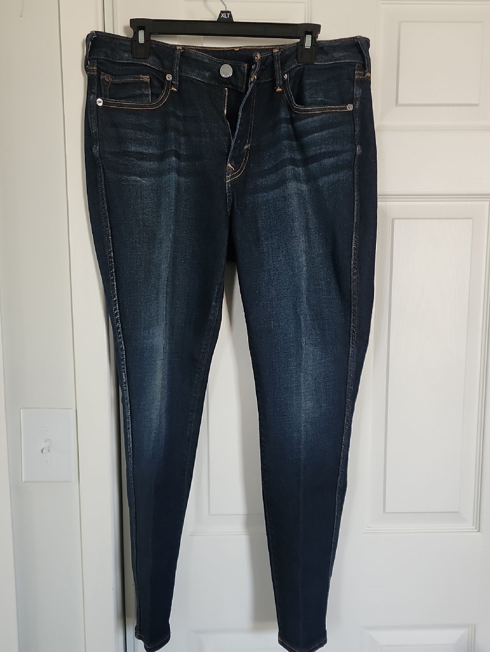 True Religion Women's Dark Indigo Skinny Jeans
